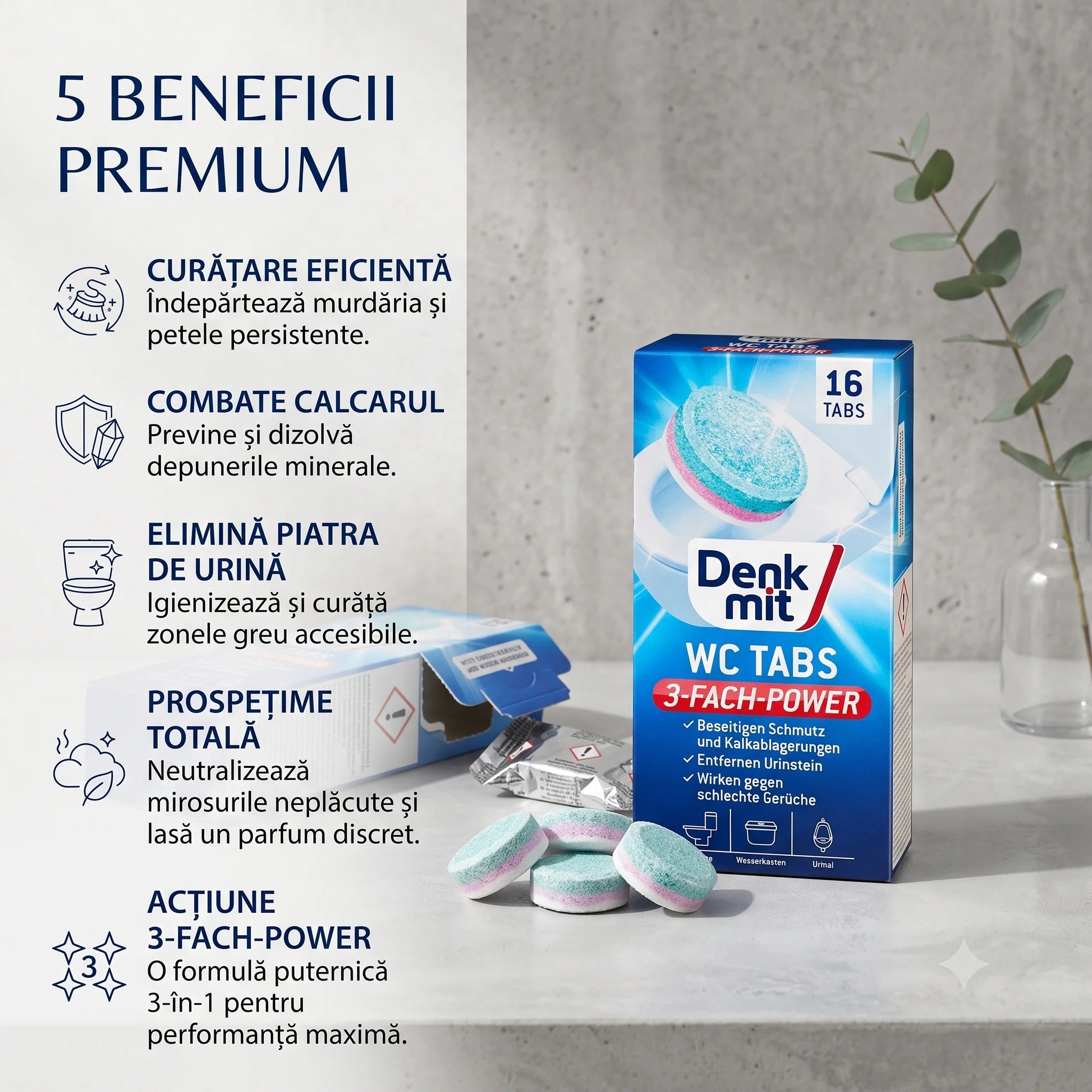 Pastile MAGICE WC Denk